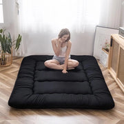 Matrasso Opvouglievo e Oprolglievo per Soggiorno e Camera da Letto, Multifunzionale (135x190 cm, Nero)