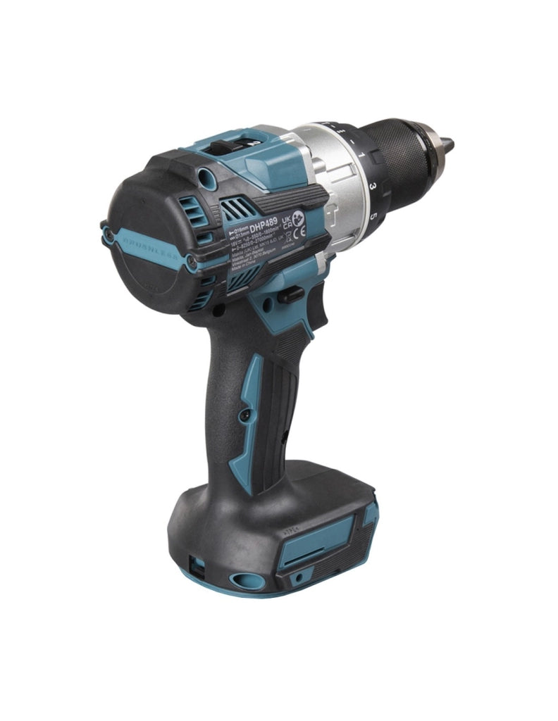 Trapano a Percussione MAKITA DHP489RFJ (2 x 3,0 Ah + DC18RC + MAKPAC 2)