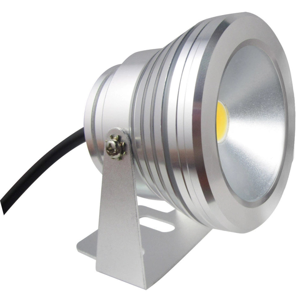 Trade Shop - Faretto Faro Cob A Led Bianco Freddo 10w 12v Per Esterno Ip65 Impermeabile -