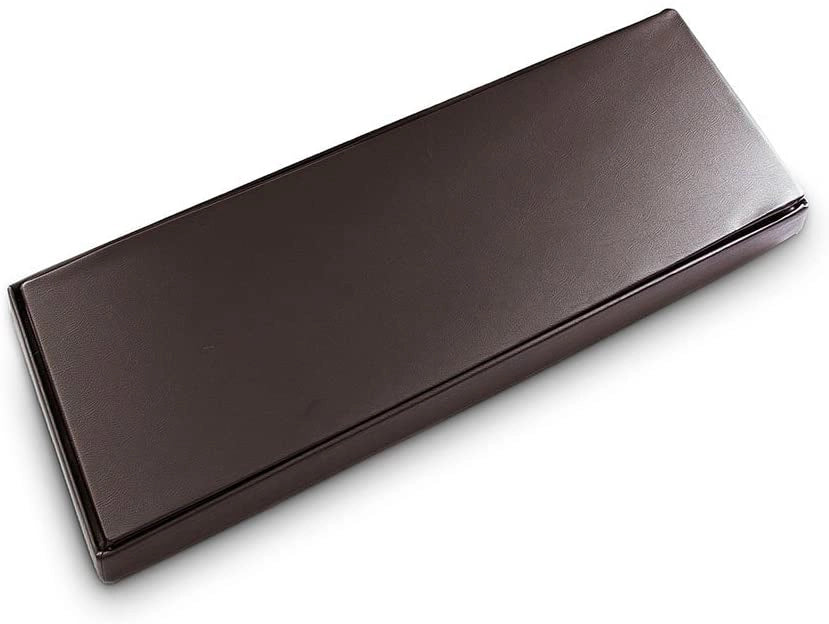 Sgabello/pouf pieghevole in materiale sintetico 76 cm marrone 13_0002808