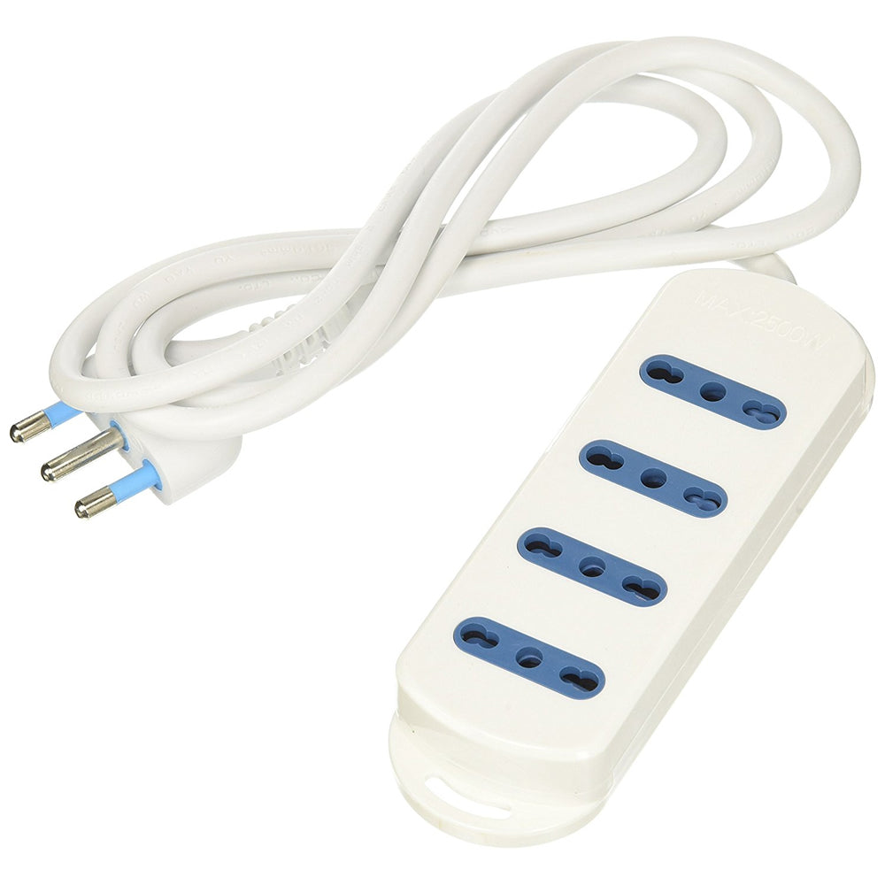 Multipresa 4 uscite bivalenti 10 16a+t cavo metri 1,5