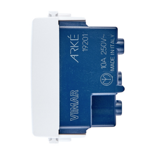 Presa sicury 2p+t 10a 250v standard italiano tipo p11 vimar serie arkè 50-60 hz *** colore bianco, confezione 1