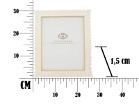 Cornice Strip White Glam Cm 27X1.5X31.3 (Misura Interna Cm 20X25)