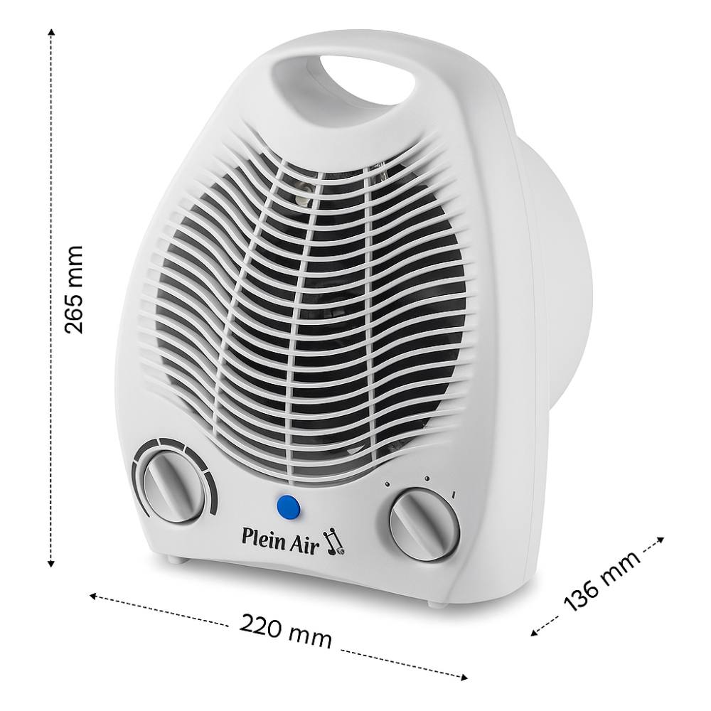 Kemper tv-ec termoventilatore elettrico 2000w compatto e sicuro