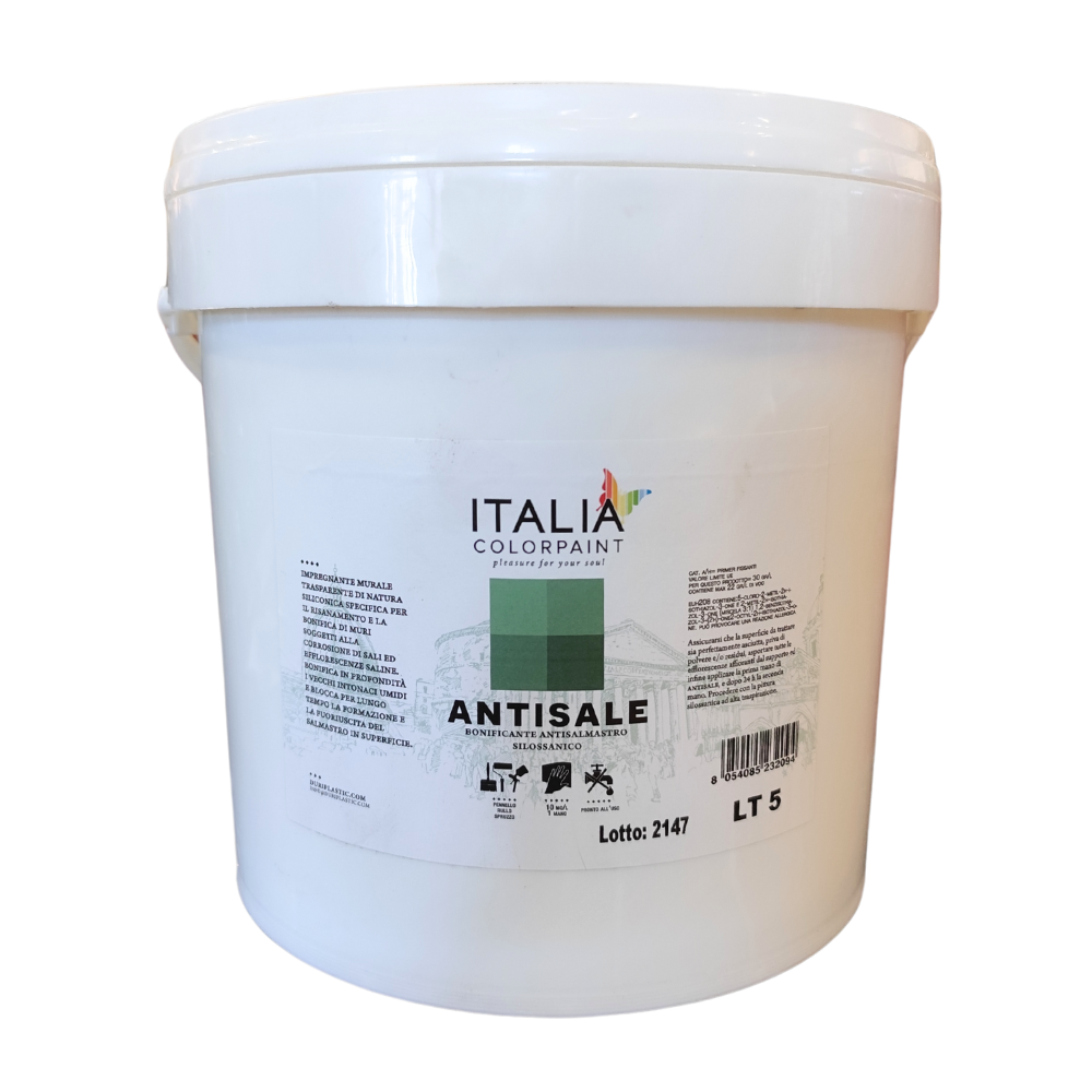 I pre trattamenti bonificanti antisale antisalmastro colore trasparente *** formato 5 lt, confezione 1