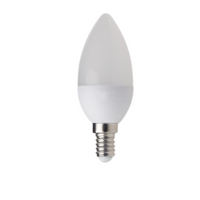 Kit lampadina a candela led optonica ac175-265v e14 c37 a led 8 watt *** temperatura colore lampada 6000k bianco fred...