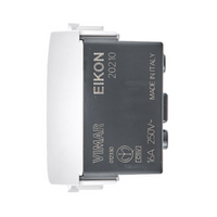 Vimar serie eikon presa 2p+t 16a 250v standard italiano universale sicury *** colore bianco, confezione 1