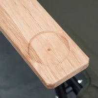 Sedia Campeggio Doppia a 2 Posti, Pieghevole con Maniglia e Braccioli, 141x67x80cm, Verde