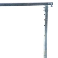 Set 2 Cavalletti da Lavoro Pieghevoli Portata 200 kg, Altezza Regolabili 80-130 cm, Cavalletti Telescopici Salvaspazio in Acciaio per Fai da Te, Garage e Giardino, Nero