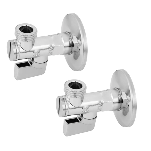 Rubinetto valvola ad angolo 1/2 3/8 con filtro acqua integrato per cucina e lavanderia *** (quantita) pezzi 2, confez...