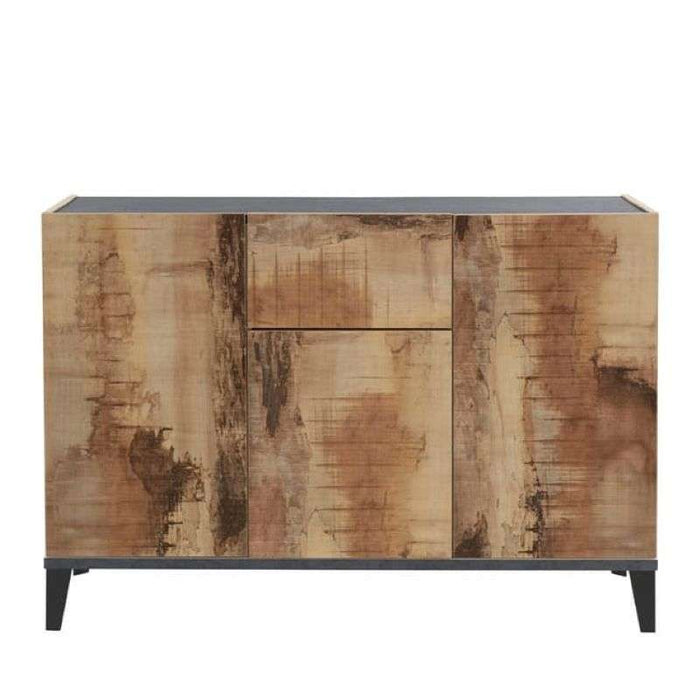 Credenza madia 120x40cm ingresso soggiorno 3 ante cassetto Rachel Report