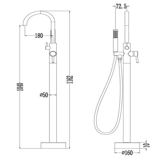 Gruppo vasca 001 rubinetto incasso pavimento vasche free standing ottone