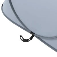 Tenda da Campeggio Pop Up Impermeabile con Accessori e Borsa di Trasporto, 245x148x105 cm, Grigio