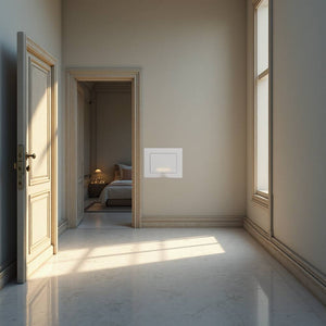 Copritasto bianco illuminabile 3 moduli per serie livinglight