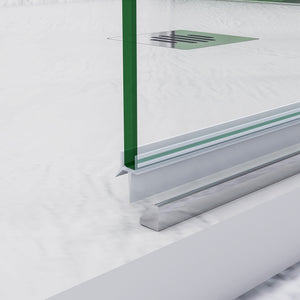 185 cm Box Doccia Angolare Porta Battente Pieghevole 100 cm Parete Fissa 70 cm Vetro da 6 mm Temperato Anticalcare Barra Stabilizzatrice 45 cm Cromo Lucido