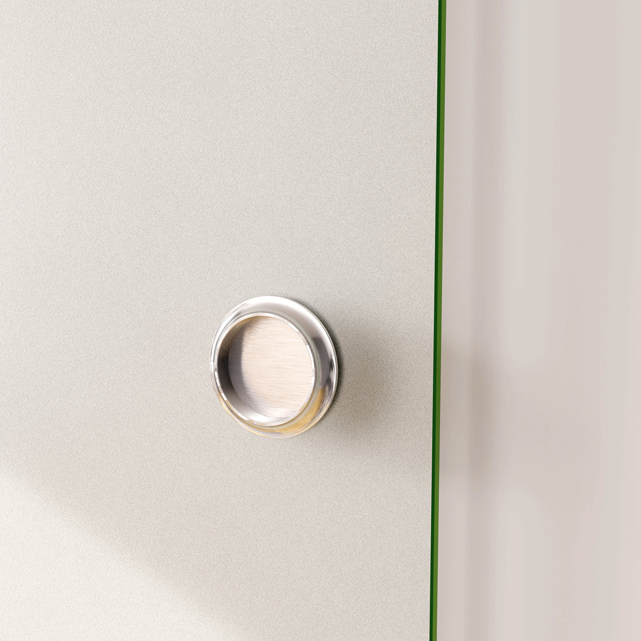 100x225 cm Porta Scorrevole in Vetro da 8 mm Temperato Opaco con Pellicola Anti-frantumi con Binario in Alluminio Bianco Verniciato