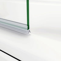 H.140 cm Parete Doccia Per Vasca con Lato Fisso 130x70 cm 3 Ante Movibili Pieghevoli a Libro in Vetro Temperato 6 mm Trasparente Anticalcare Telaio Cromo Lucido