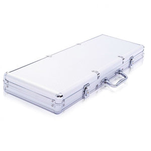 Set da poker con 500 fiches valigetta da poker per 2-4 giocatori con serratura in alluminio giochi di carte dadi 20_0007490