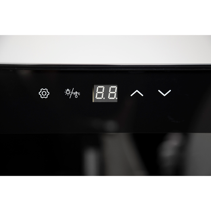 Melchioni Family Cantinetta Vino Refrigerata VERMENTINO 18C Capacità 18 Bottiglie 50 litri Temperatura Regolabile 5-18° con Compressore Porta Vetro Temperato e Filtro Anti UV