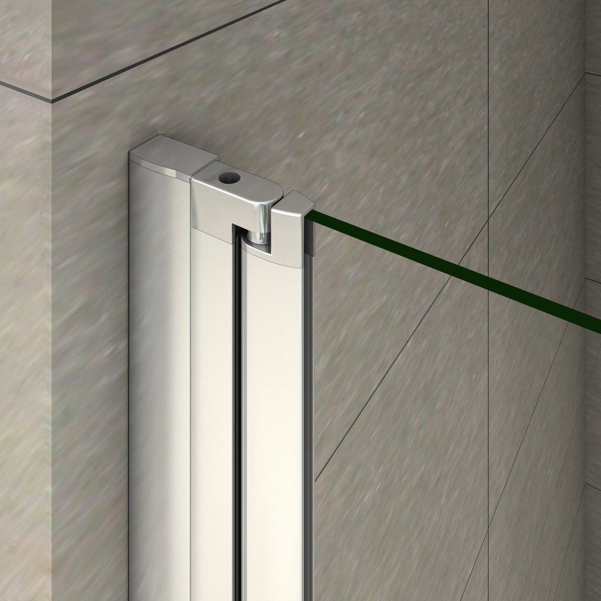 Parete Da Vasca Bagno Sopravasca Due Ante Movibili Pieghevoli Vetro 6 mm Temperato Anticalcare 120x140 cm