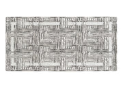 Tappeto Arredo Salotto Antiscivolo Scendiletto Camera Dis. Bangkok By Suardi - 140x200 - Grigio