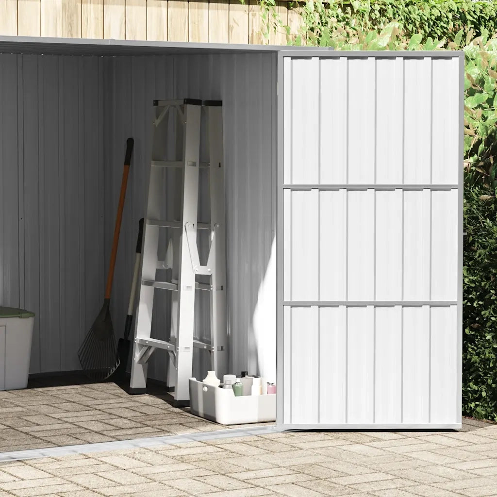 Capanno da Giardino Antracite 195x198x159 cm in Acciaio Zincato 46255