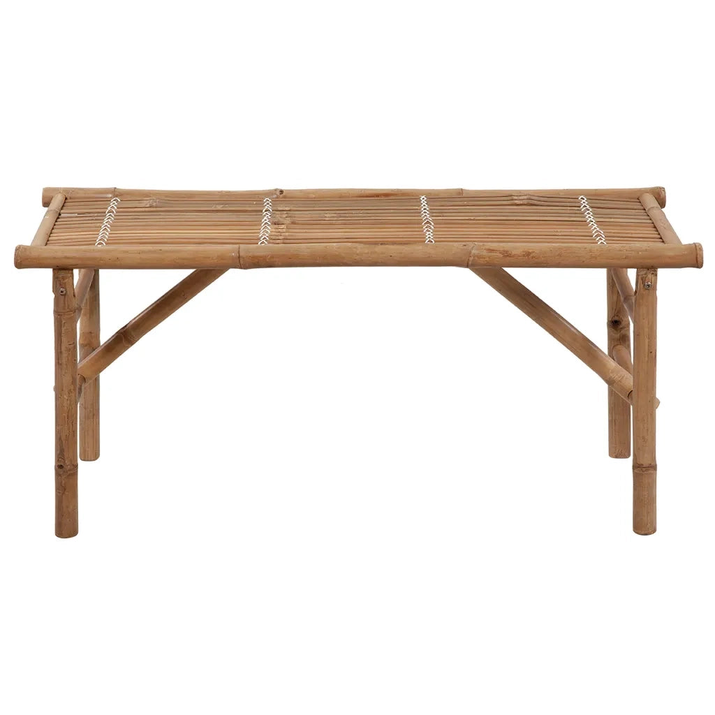 Panca da Giardino Pieghevole con Cuscino 118 cm in BambÃ¹ cod mxl 75645