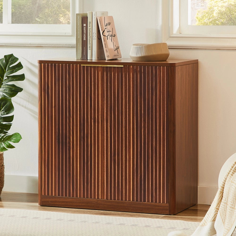 Credenza Buffet ¨C MINIMAL ¨C Marrone, Ripiani Regolabili, 80x40x80 cm