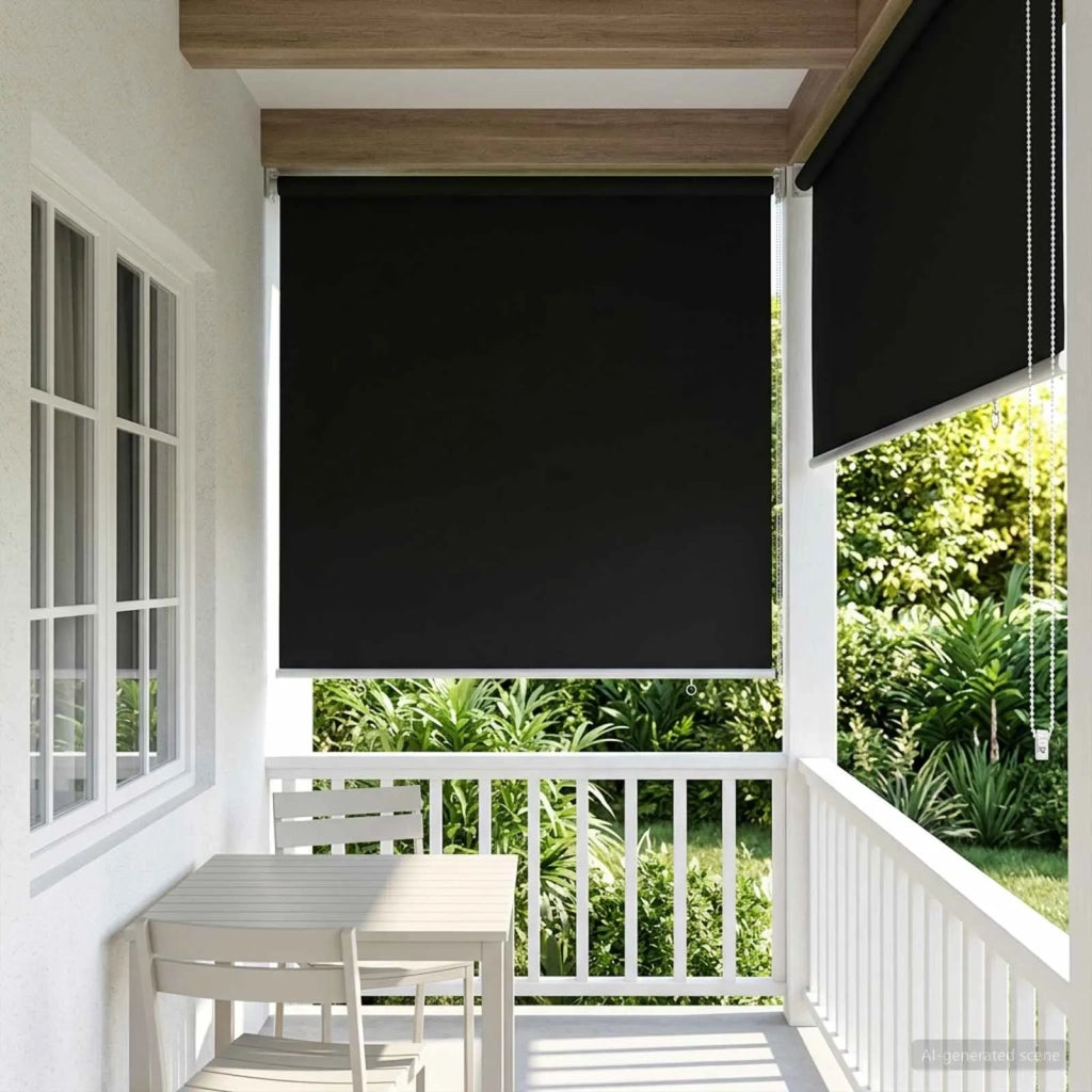 Voletta a rullo con protezione UV Nero 60 x 230 cm Poliestere 42041256