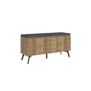 Scarpiera in legno "Dune" - 107 x 35 x 55 cm - Marrone