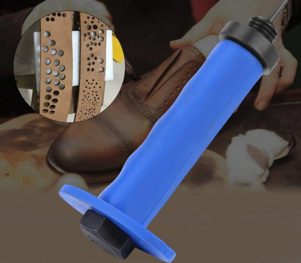 Set 14 Pz Fustelle Punzoni Stampini  Per Cuoio Pelle Plastica Da 5 – 35 mm