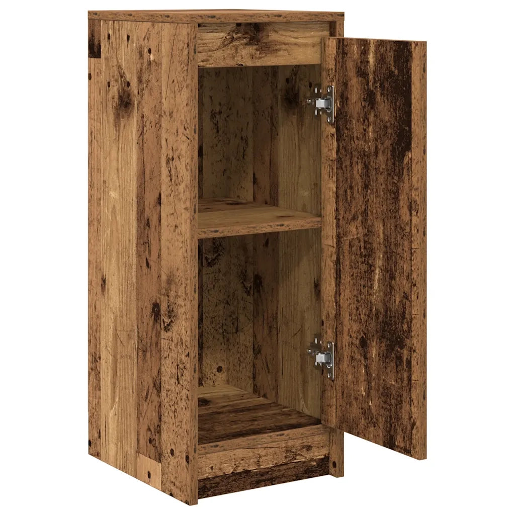 Credenza Legno Antico 29,5x34x76 cm in Legno Multistrato