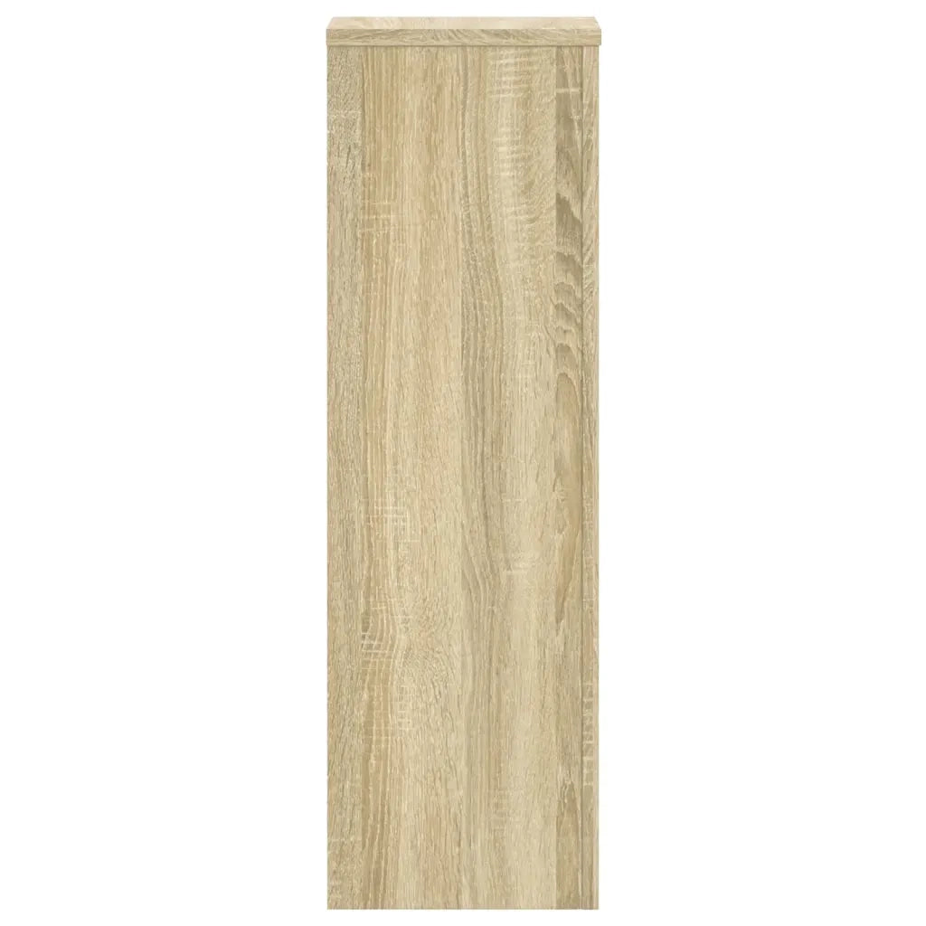 Supporti per Piante 2 pz Rovere 25x25x80 cm in Multistrato 852944