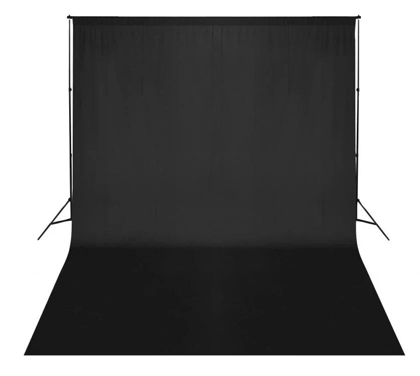 Kit completo per studio fotografico + fondale nero senza soluzione di continuità 3x5m studio fotografico/video professionale 1802016/4