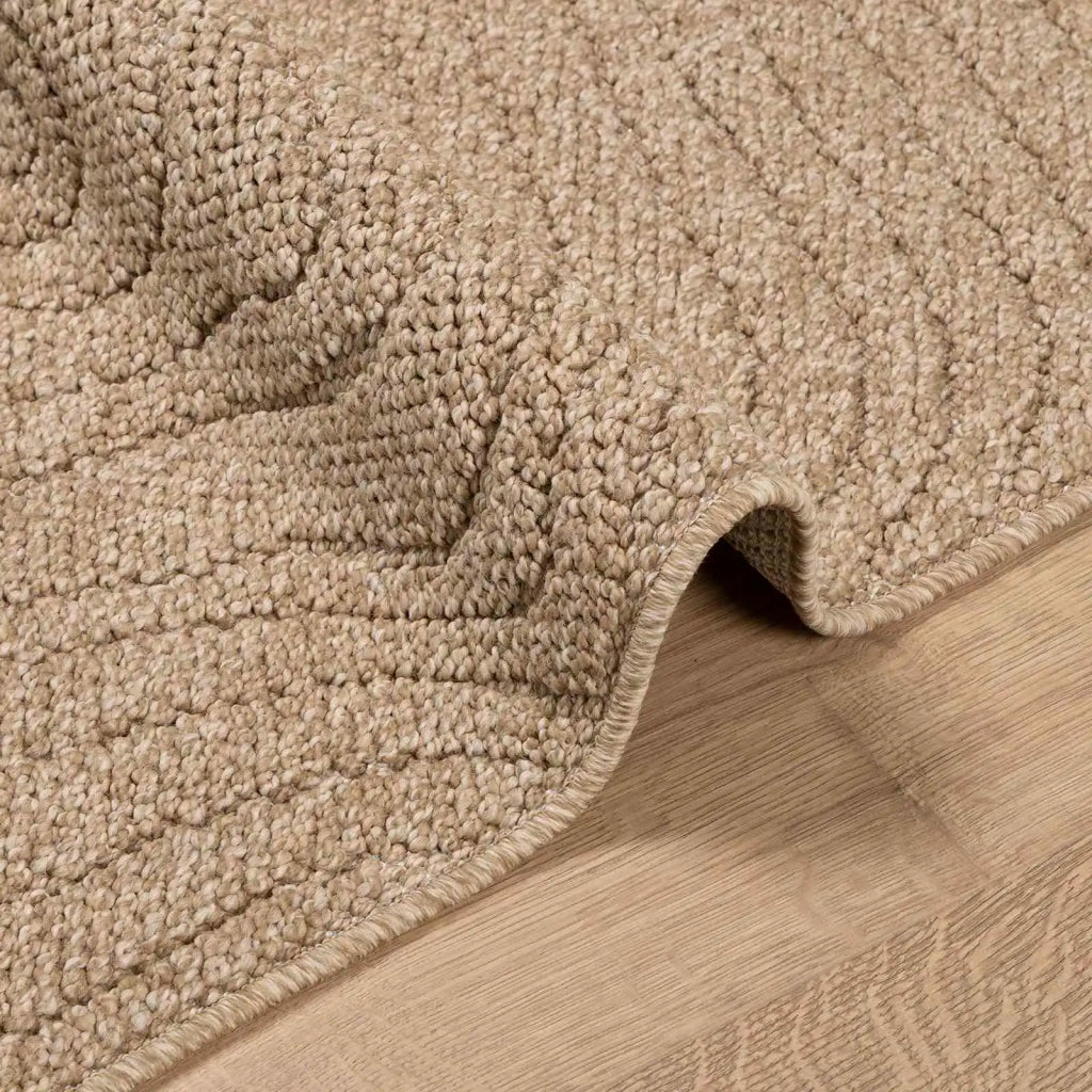 Tappeti per area Moiré AGIRA Naturale 280 x 200 cm Poliestere