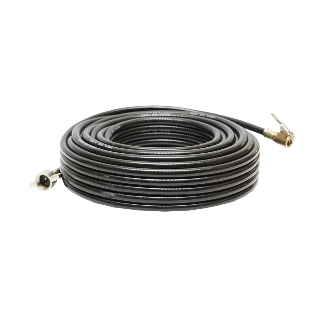 Tubo flessibile per compressore d'aria L = 20 m con raccordi per gonfiaggio pneumatici