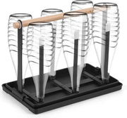 Rack per bottiglie metallico 6 rack per bottiglie e bicchieri rack per bottiglie metallico 

Nota: Il modello e le specifiche tecniche possono essere inclusi se necessari.