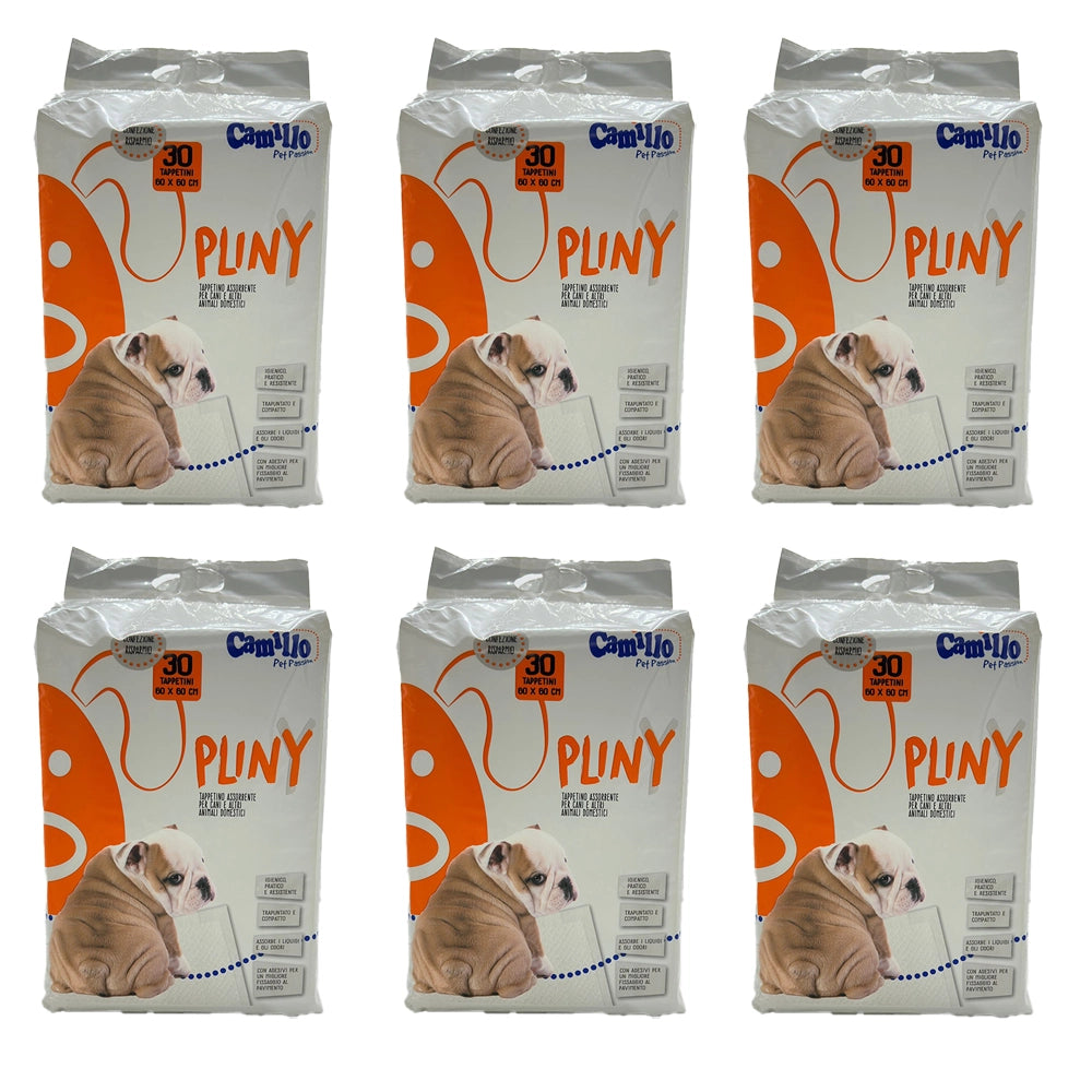 Set da 180 Tappetini per Cani 60x60 cm – Bundle 6 Confezioni da 30 Pz