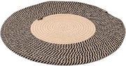 Tappeto in Juta Tessuto Gevloccio Rond in Stile Scandinavo Per Sala da Pranzo (45 cm / 1772 pollici)