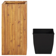 Letto Rialzato da Giardino 43,5x43,5x90 cm Massello di Acacia 46571