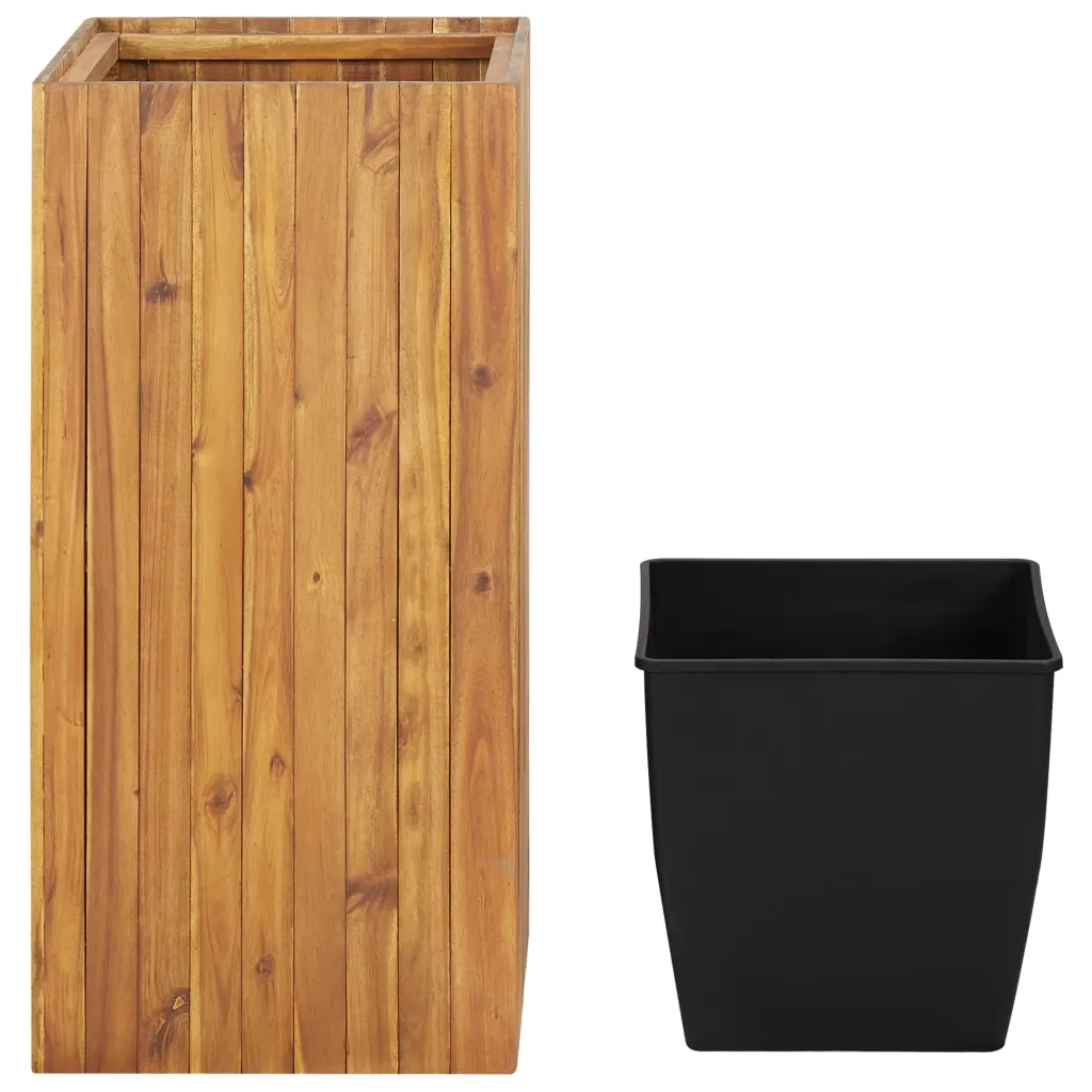 Letto Rialzato da Giardino 43,5x43,5x90 cm Massello di Acacia 46571