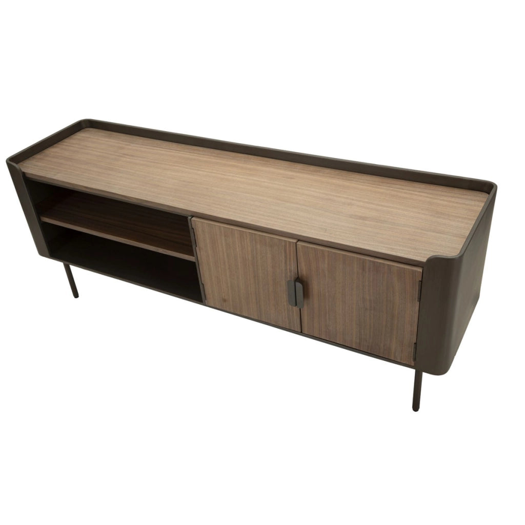 Mobile Porta TV VKH229, Marrone, Legno, 150x42x58 cm