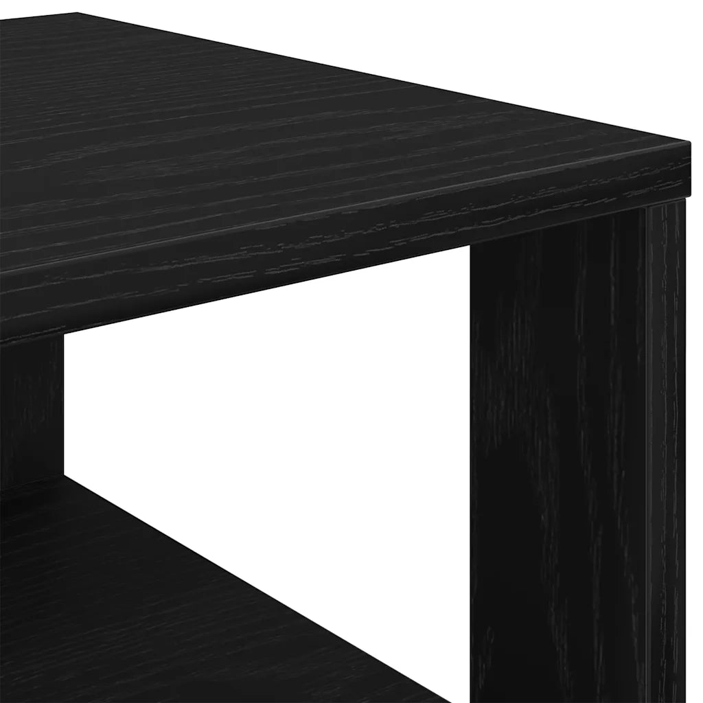 Scarpiera-Scaffale per scarpe Nera 61x32x87,5 cm in Truciolato
