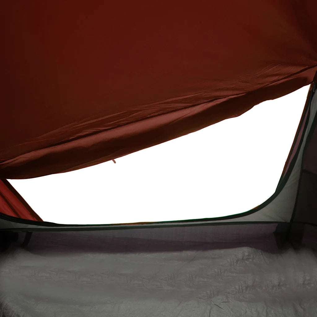 Tenda da Campeggio a Tunnel per 2 Persone Grigio e Arancione 94614