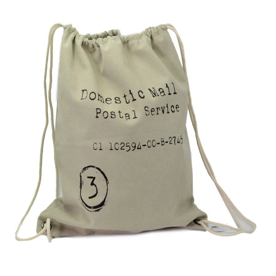 Borsa sacco tessuto crema cm 43xh54x6