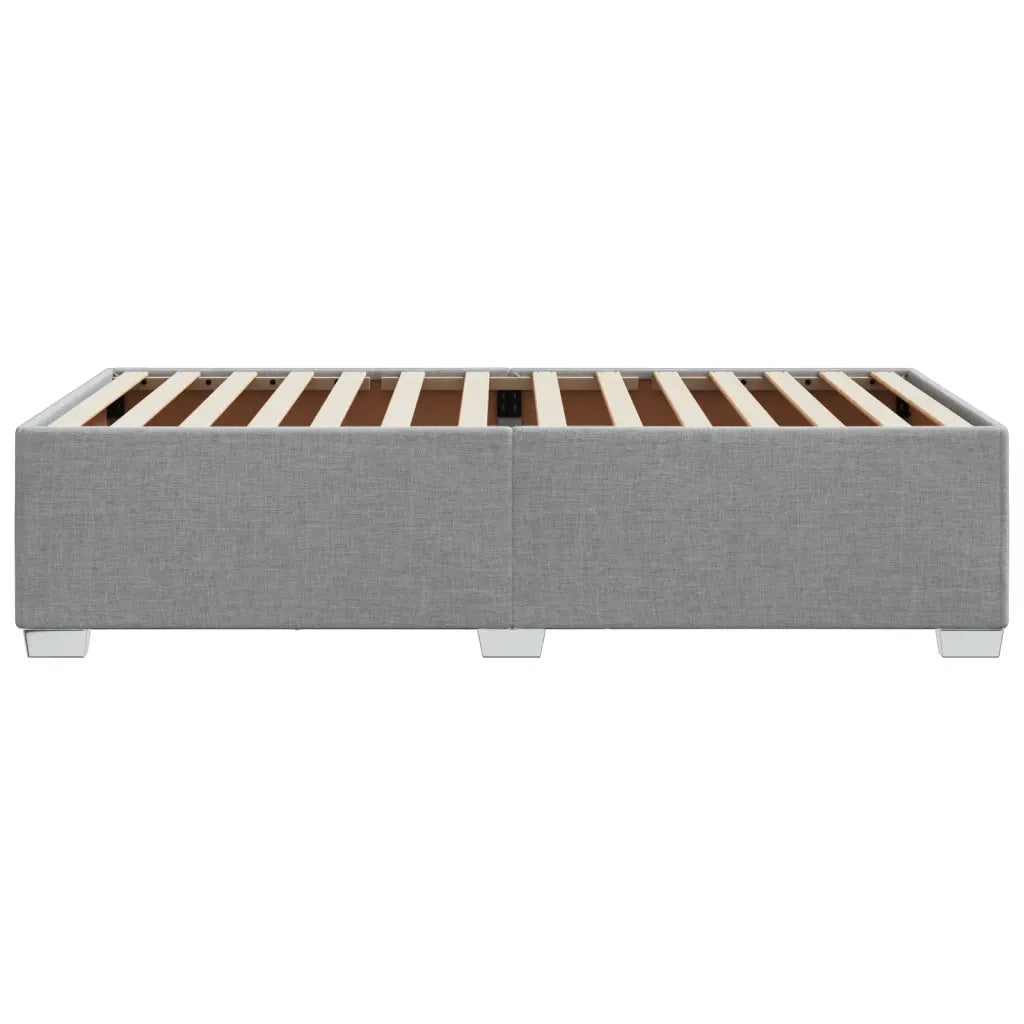 Giroletto senza Materasso Grigio Chiaro 100x200 cm Tessuto
