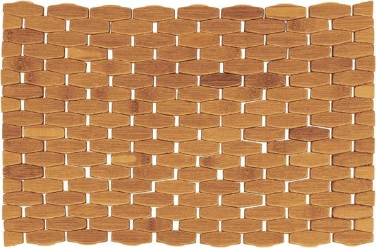 Tavolo da portata in bambù lavorato a mano rettangolare 45 x 29 cm Edizione Trapeze marrone chiaro 701222E1