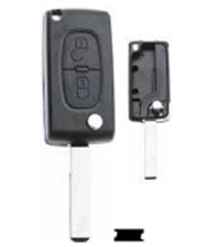 Guscio Chiave Auto Citroen HU83ARS2N Silca Pulsanti 2