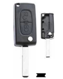 Guscio Chiave Auto Citroen HU83ARS2N Silca Pulsanti 2