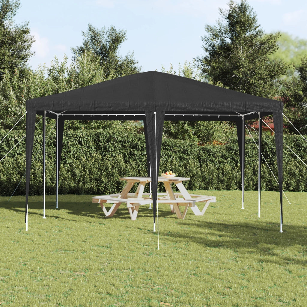Tenda da festa antracite 4x4 m PE